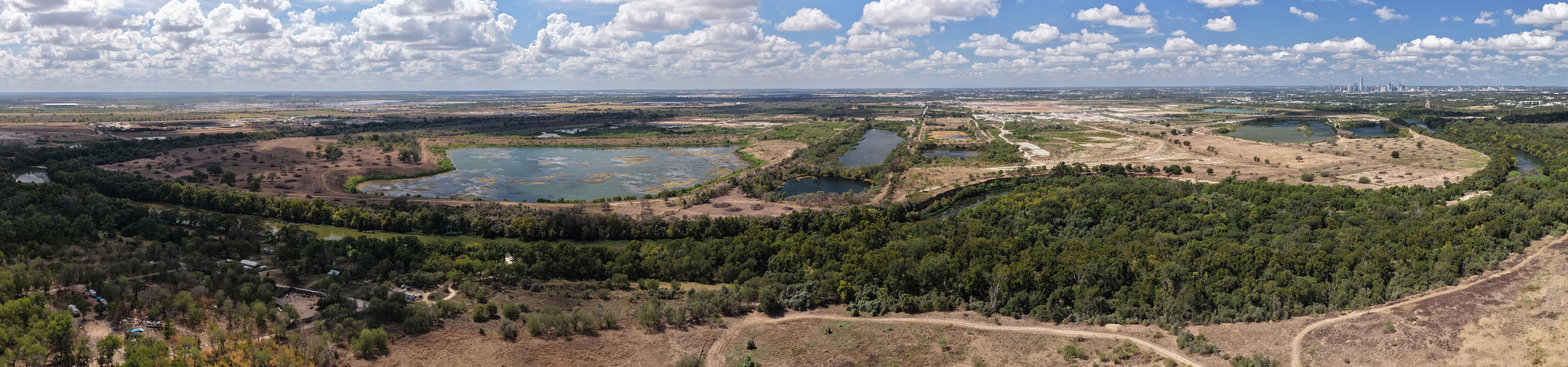 Aerial of the Dogs Head Development.