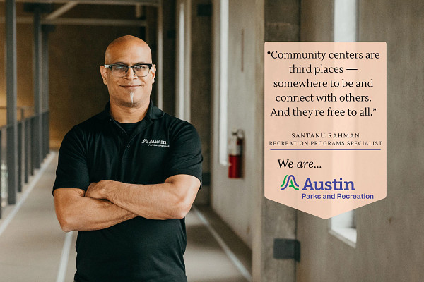 We Are Austin Parks and Recreation staff image and quote