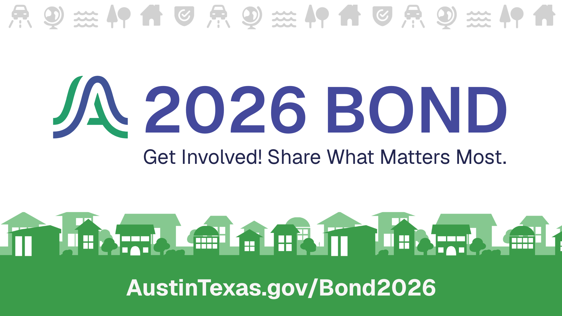 The 2026 Bond Program is being developed to address these needs through thoughtful investments that make the most of public dollars and deliver meaningful benefits across the city.