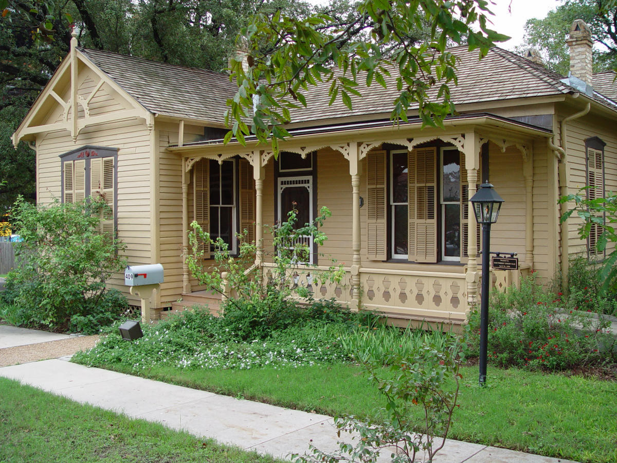 The O. Henry Museum, a small historic yellow house