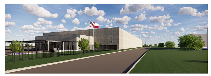 Rendering of the Convention Center Marshalling Yard and Warehouse