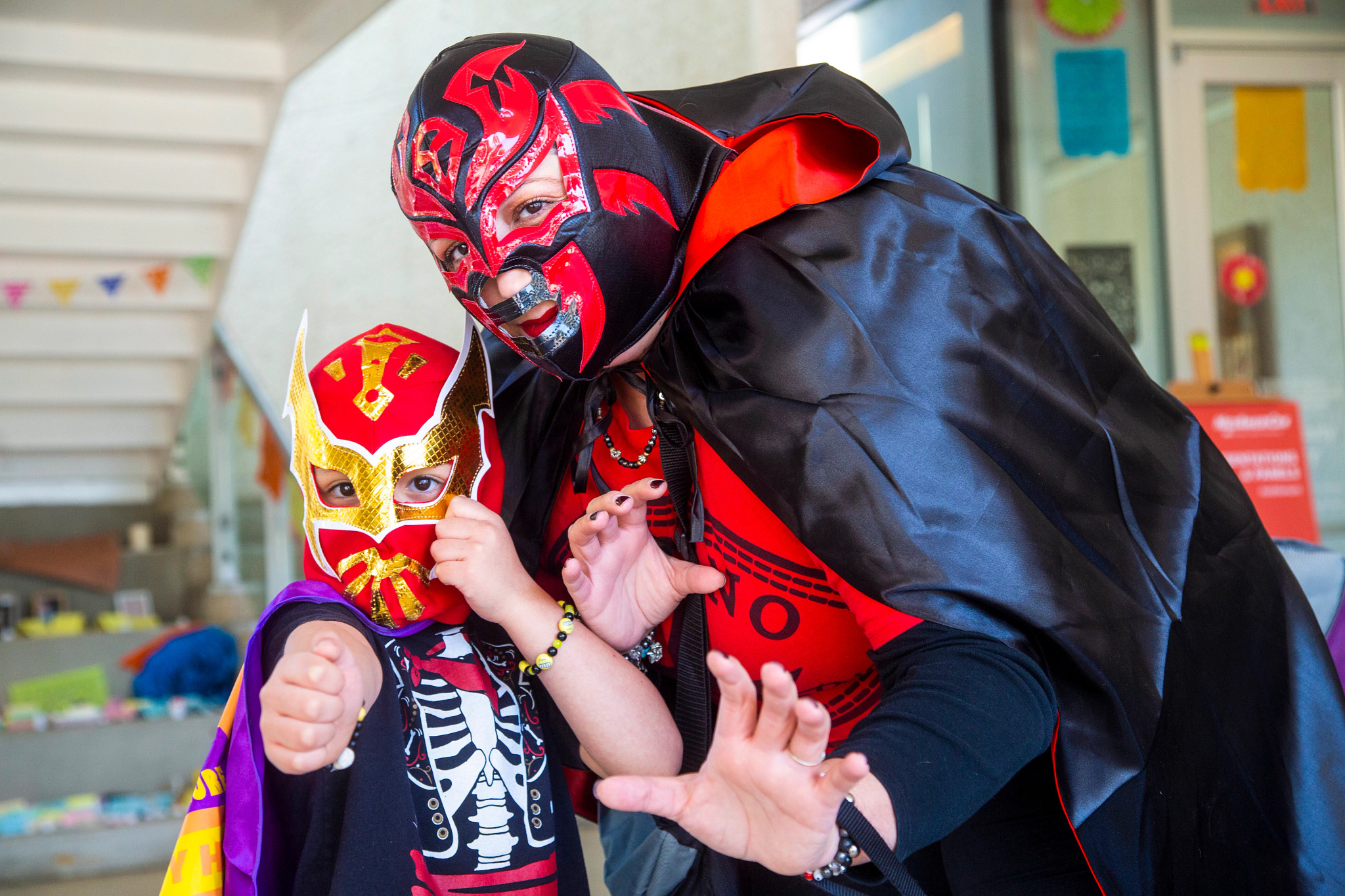 ESB MACC Mexamericon Dad and Son Luchador