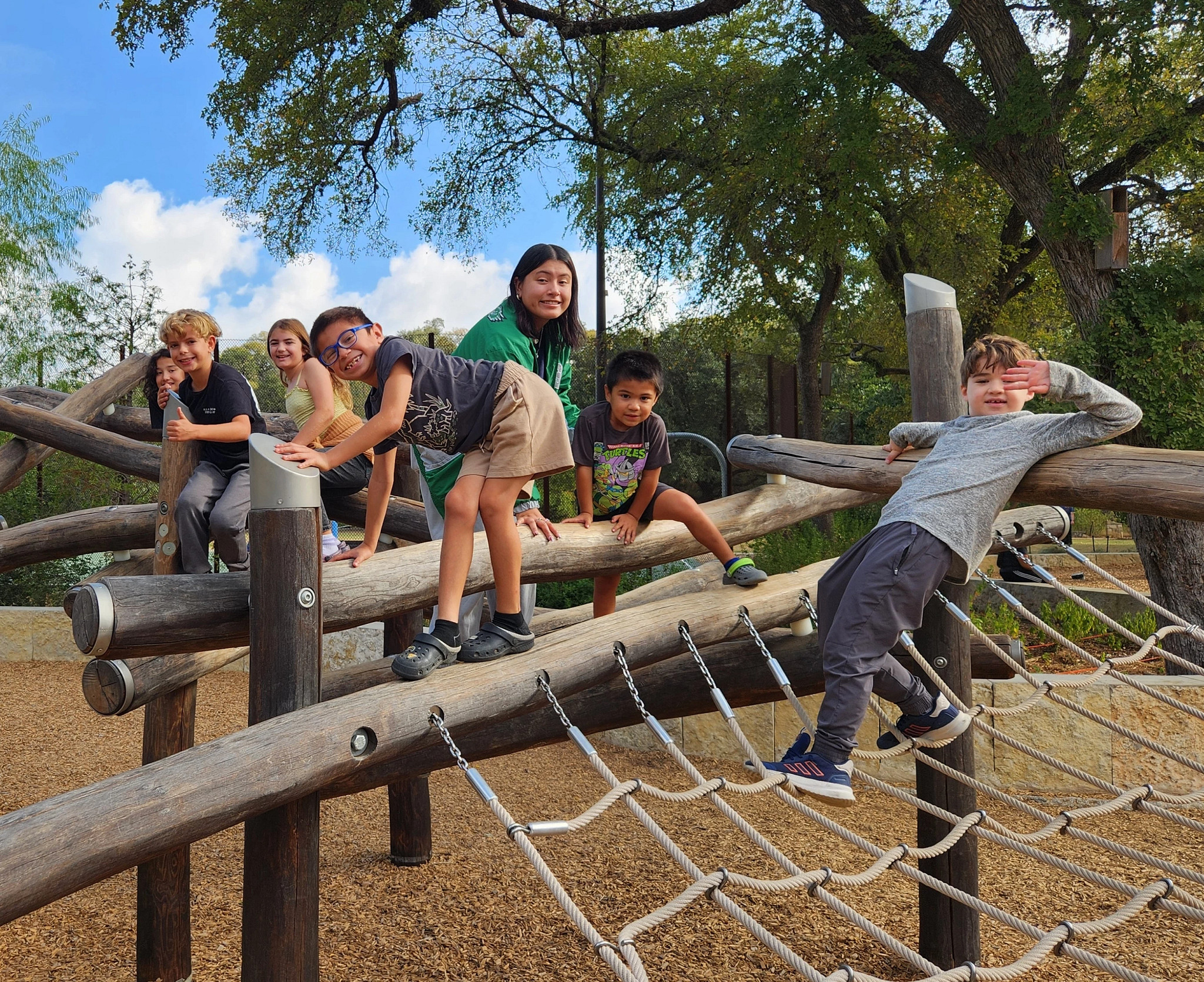 Kids on PLayground during Summer Camp 2025