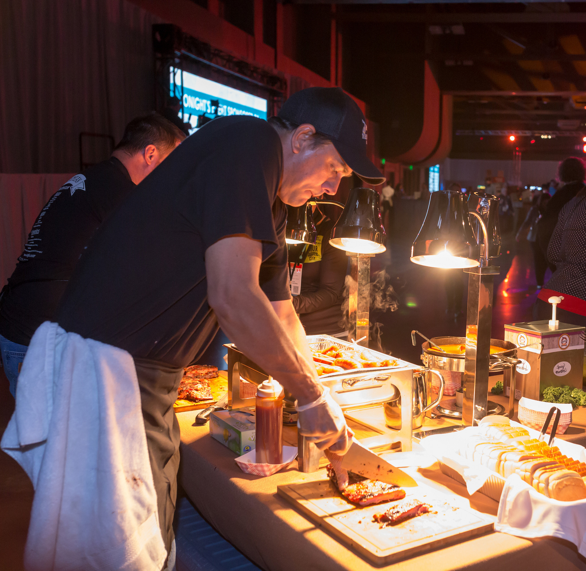 Image of a chef preparing a meal at the Palmer Events Center