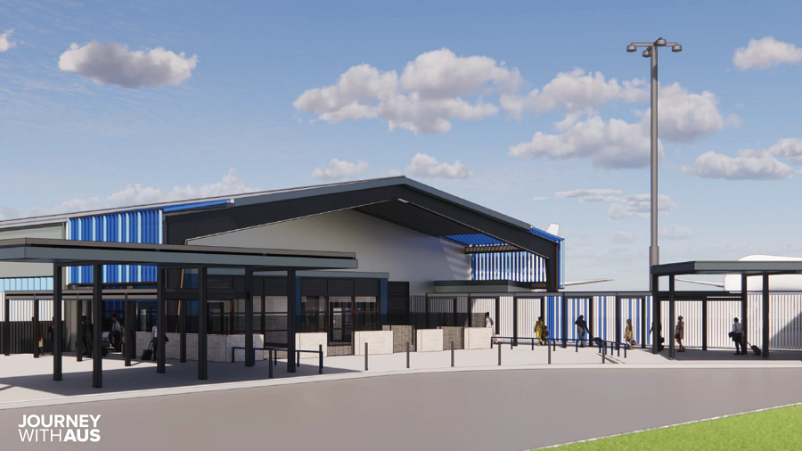 Concourse M exterior rendering