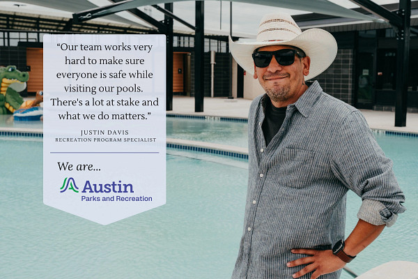 We Are Austin Parks and Recreation staff image and quote