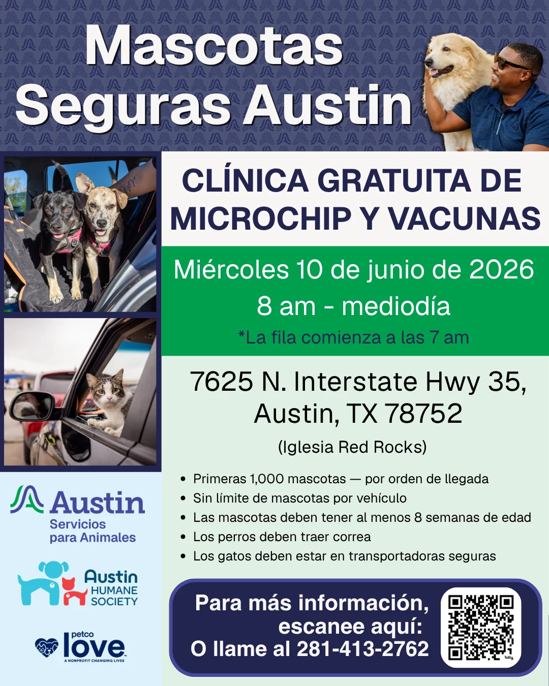 Vaccine Clinic Flyer in Spanish