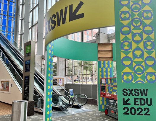 SXSW 2022 set up at Austin Convention Center