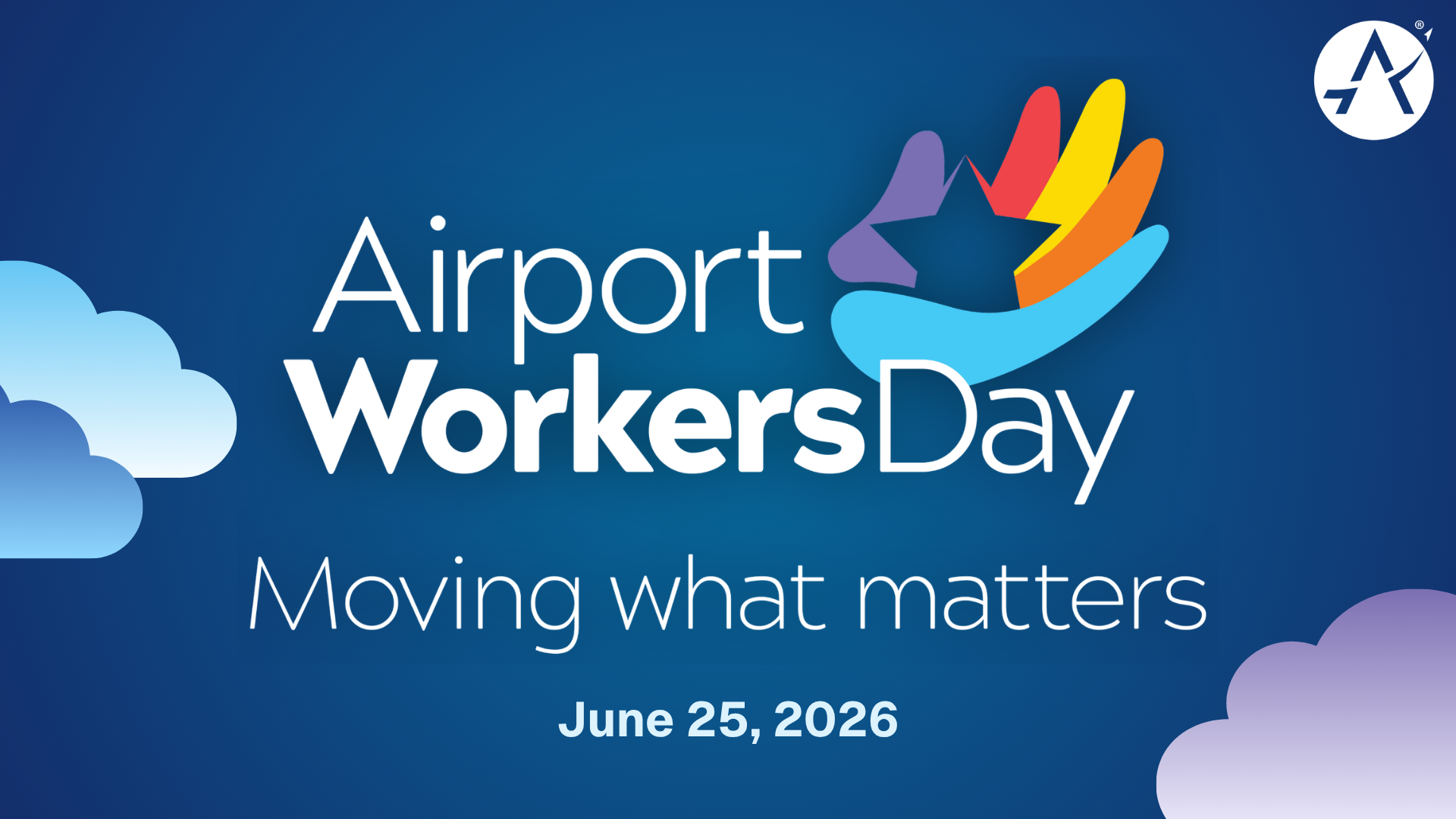 Graphic highlighting Airport Workers Day on June 25