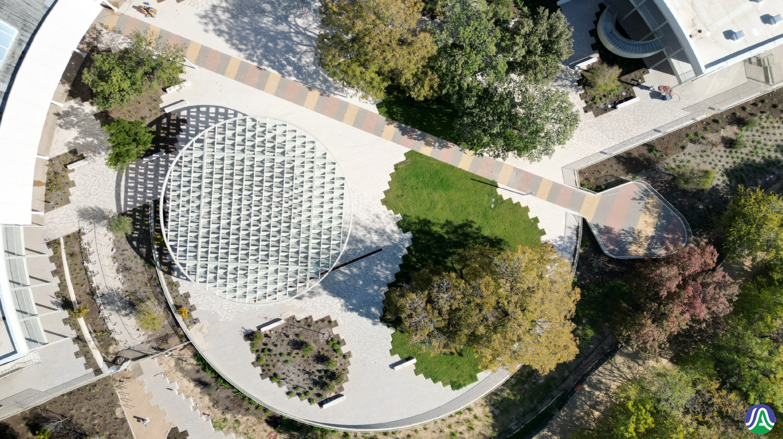 ESB MACC Aerial Shot Zocalo Plaza