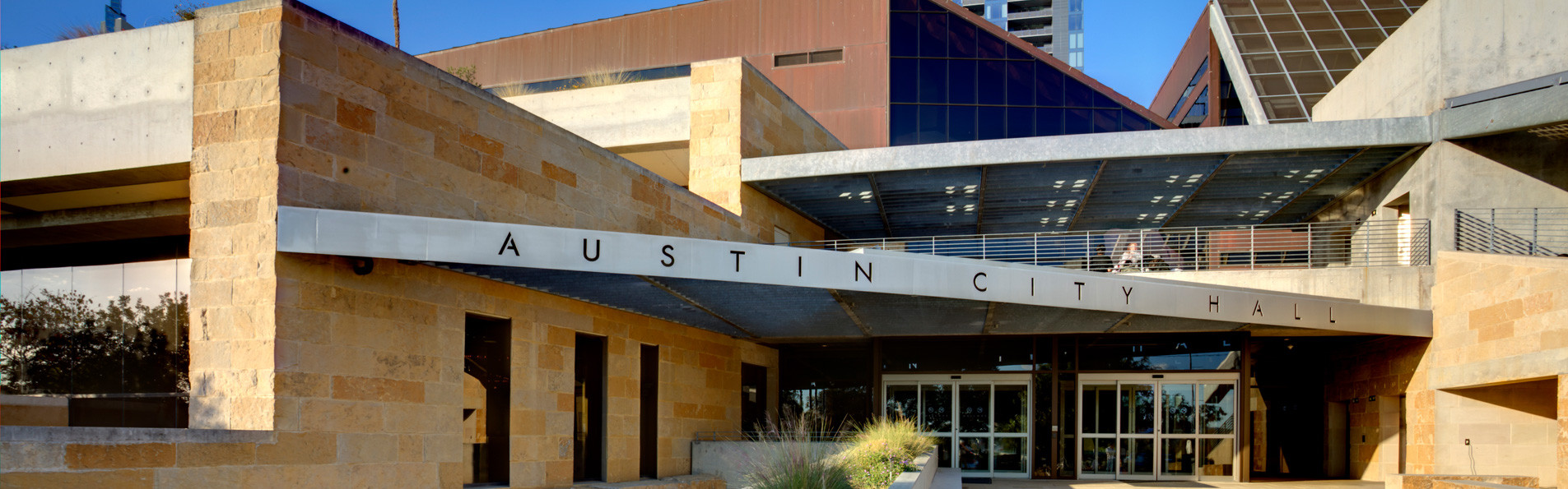 Front Exterior Austin City Hall
