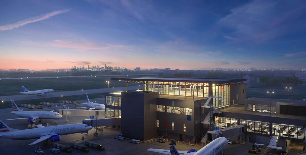 Rendering depicts West Gate expansion project at night
