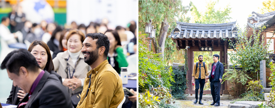 Rohan Lilauwala during his trip to South Korea meets with international delegations and tours local sites.
