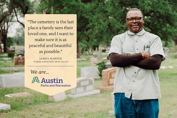 We Are Austin Parks and Recreation staff image and quote