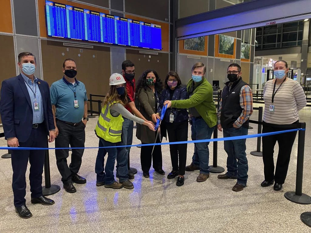 TSA Checkpoint opening in 2021.jpg
