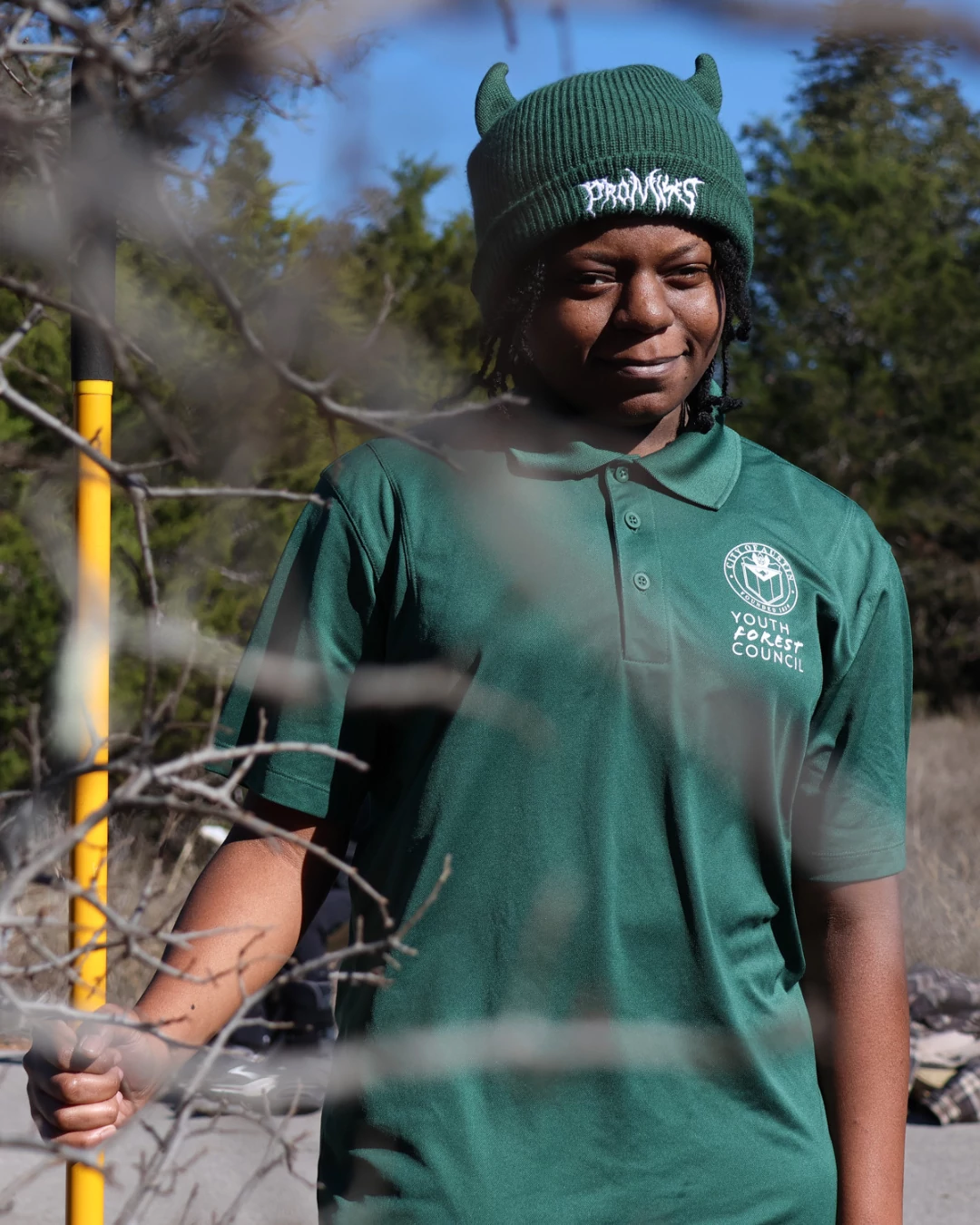 A photo of _____, Youth Forest Council member in the 2024-25 cohort.