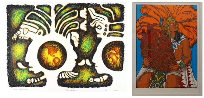 Serigraphs from Coronado Studios’ Project and Master Printer Sam Coronado at Austin Convention Center