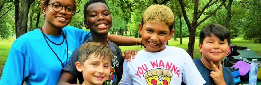 kids smiling