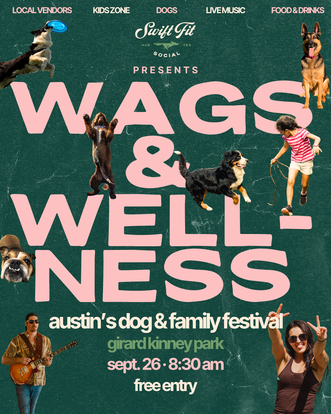 Wags n Wellness Event Flyer