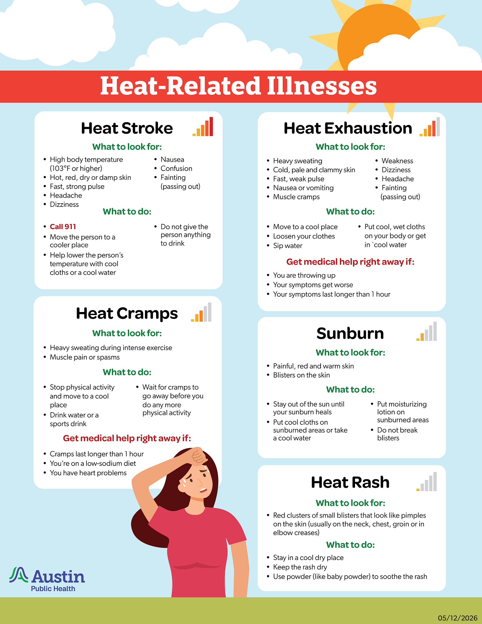 heat related illness flyer