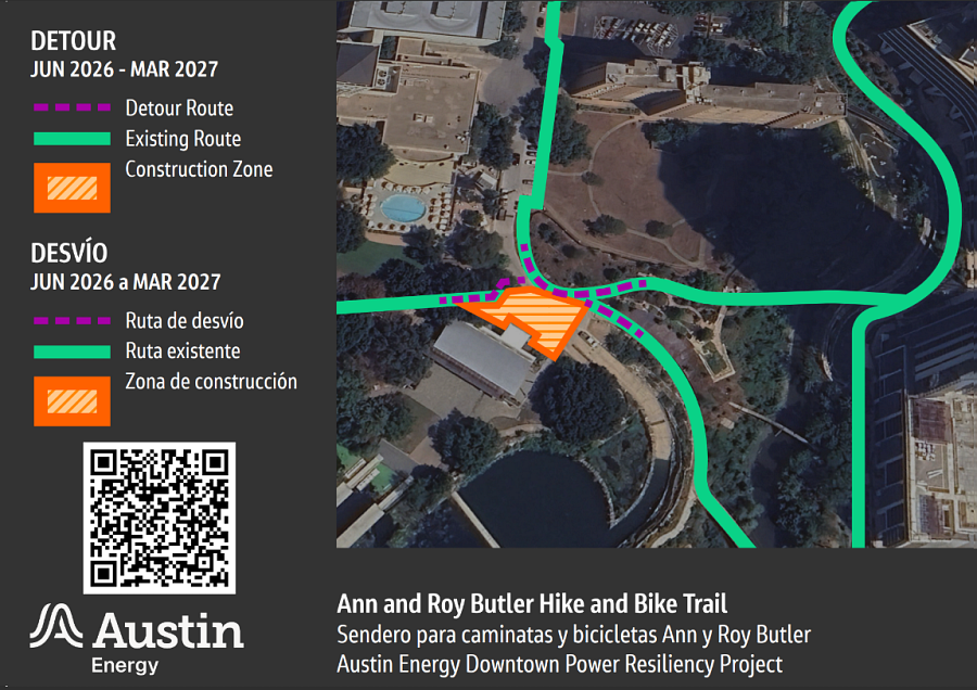 Map of Butler Traiil Detour