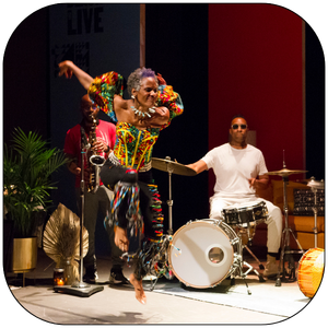Dancer on the stage at the Carver