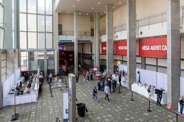Conference registration at the Austin Convention Center