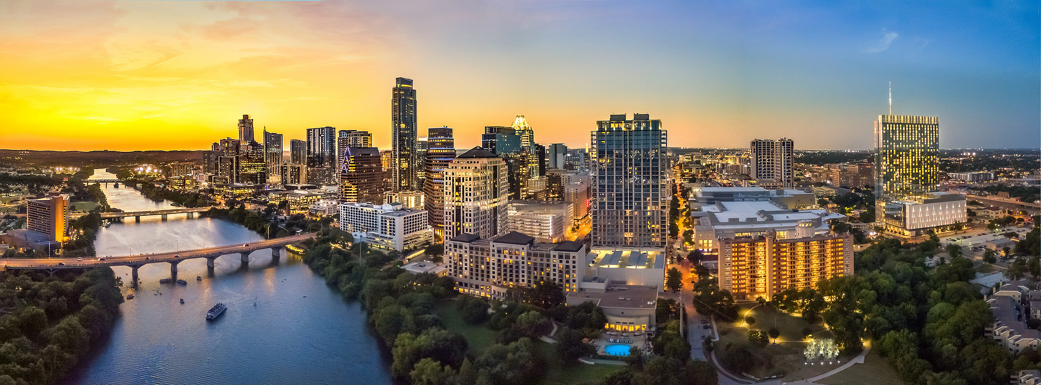 Banner image of skyline view of downtown Austin