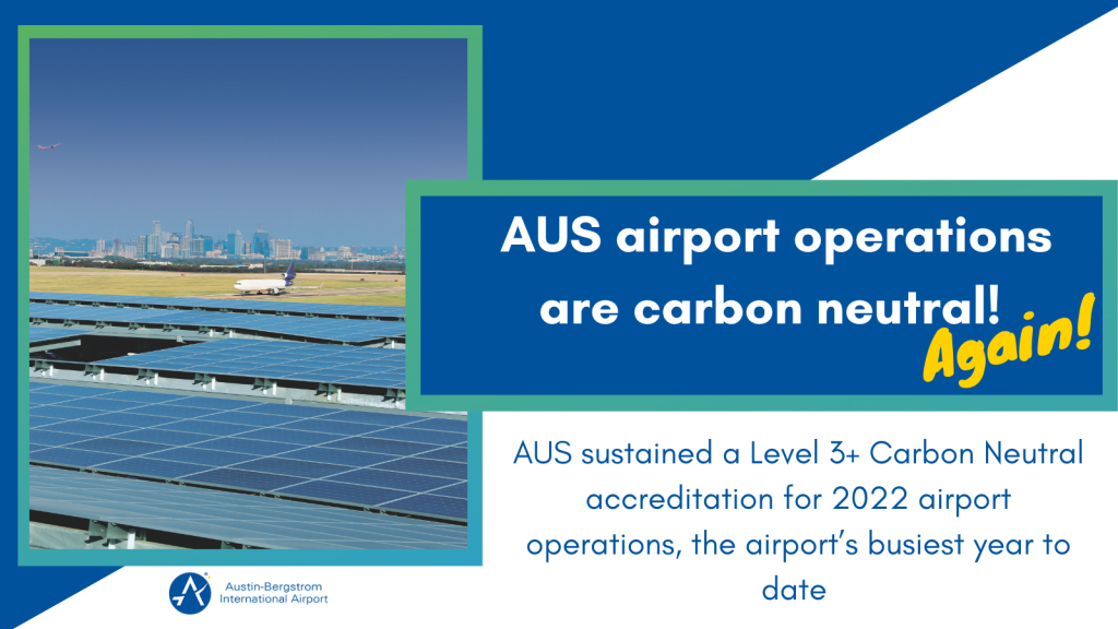 AUS has achieved a Level3+ Accreditation through Airports Council Industry&apos