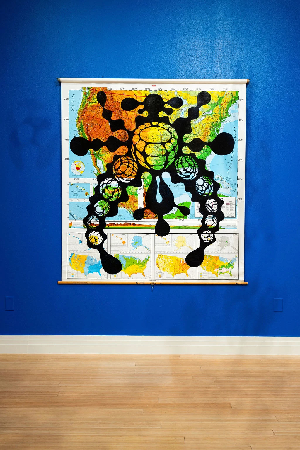 Photo of artwork by steven bernard jones at the george washington carver museum in austin tx