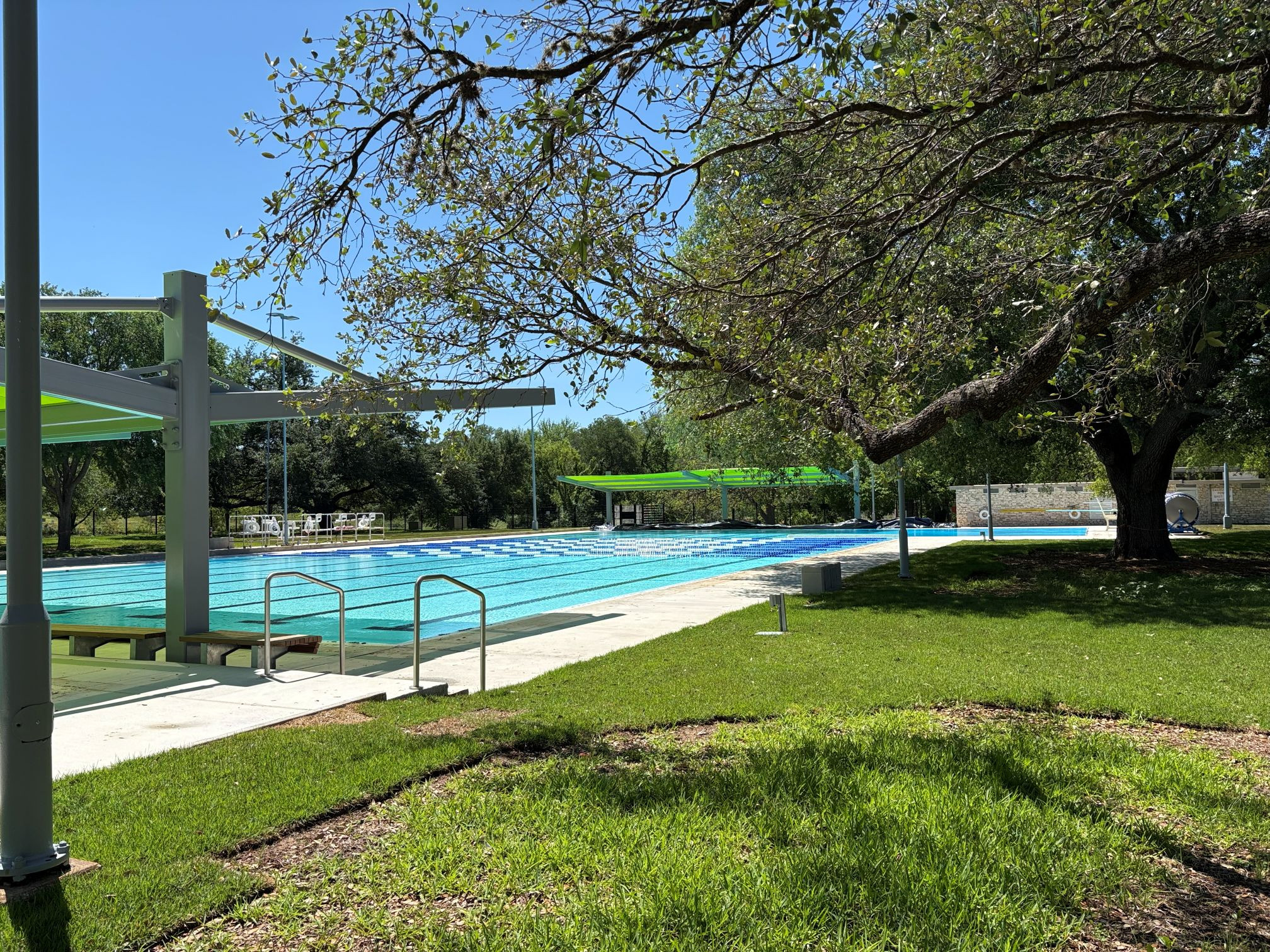 Beverly S. Sheffield Northwest Pool, Facing East