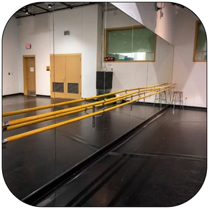 Photo of the dance studio at the George Washington Carver Museum
