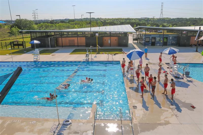 Lifeguard training at Colony Park Pool