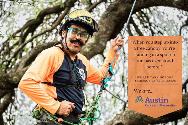 We Are Austin Parks and Recreation staff image and quote