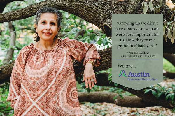 We Are Austin Parks and Recreation staff image and quote