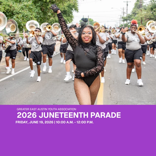 photo of dancer and band at the 2023 juneteenth parade
