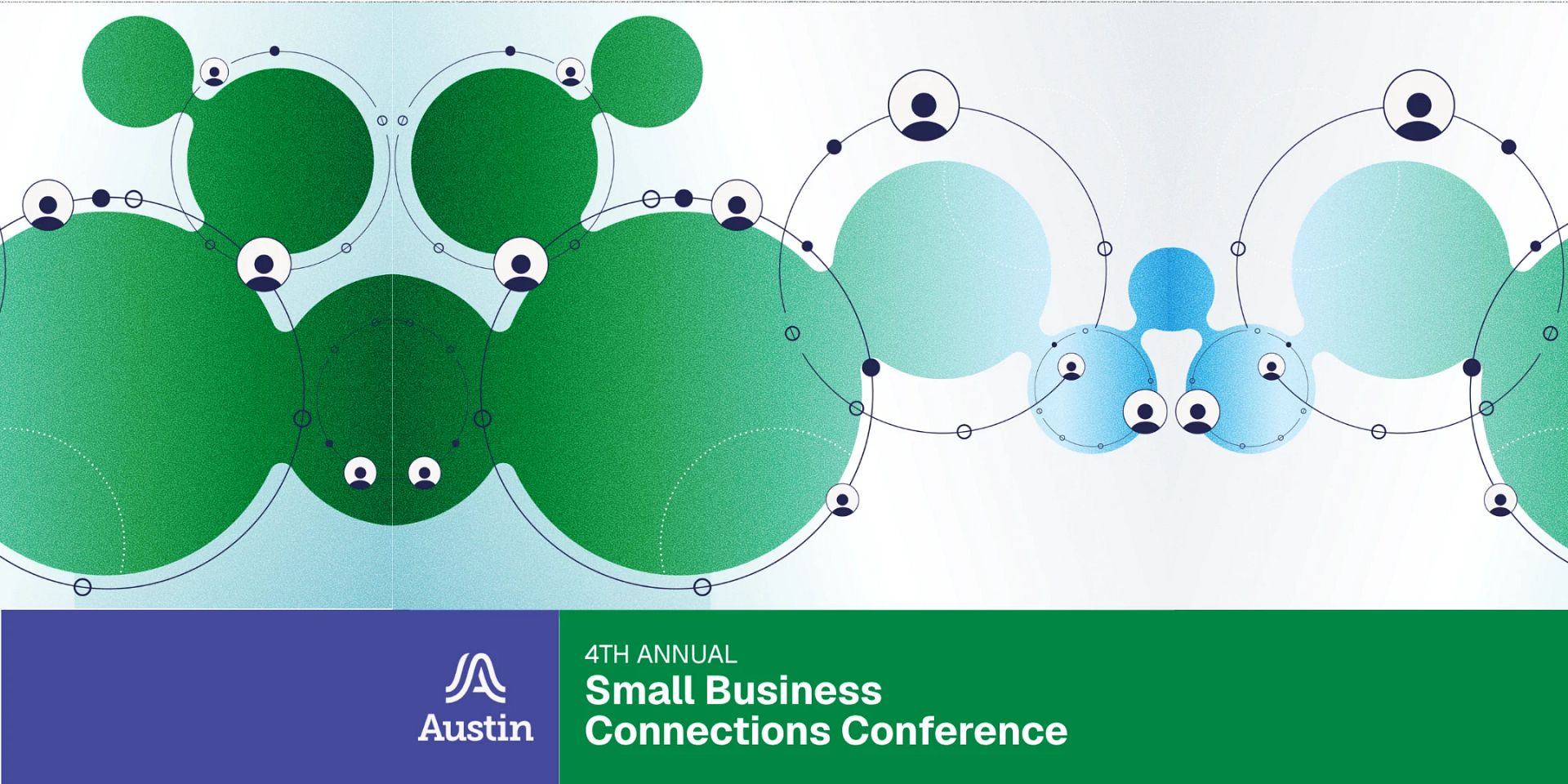 Graphic with the words fourth annual small business connections conference