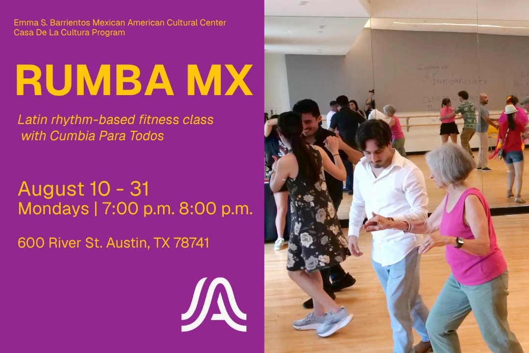 Flyer featuring a latin dance class