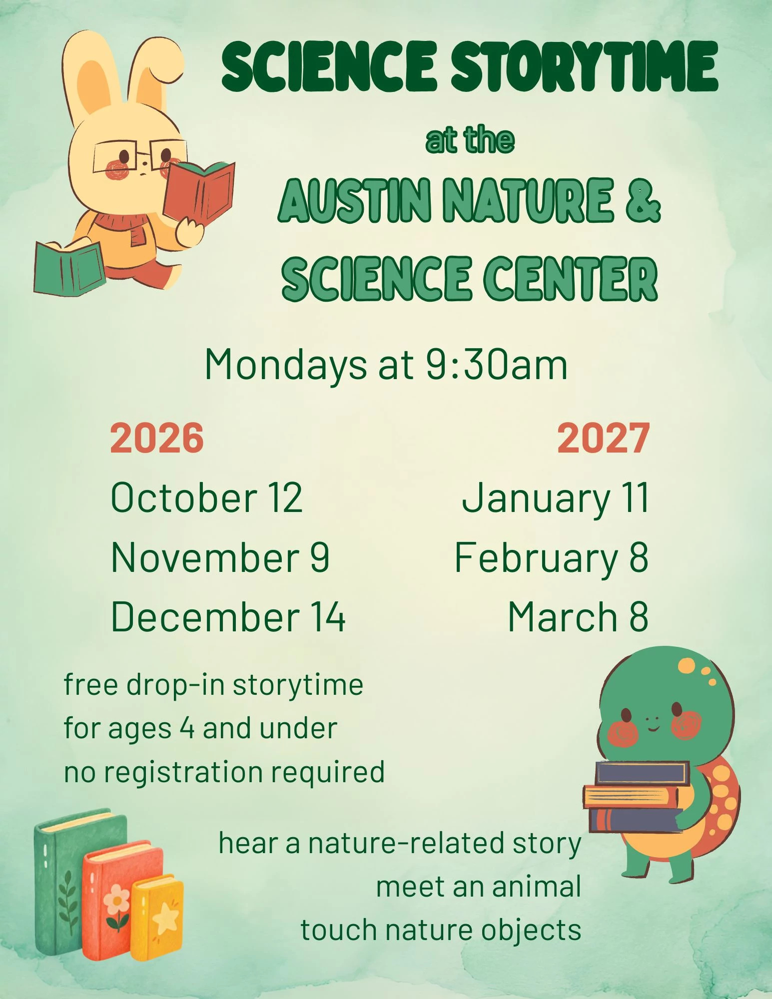 Austin Nature & Science Center Science Storytime
