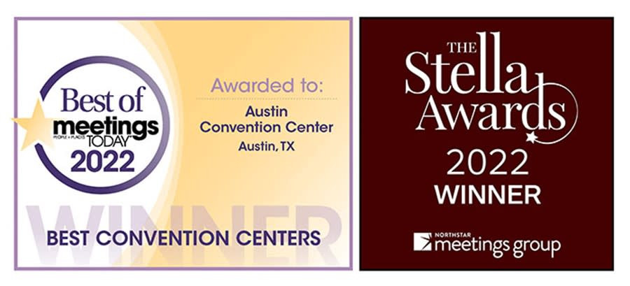 Best of Meetings Today and Stella Award logo