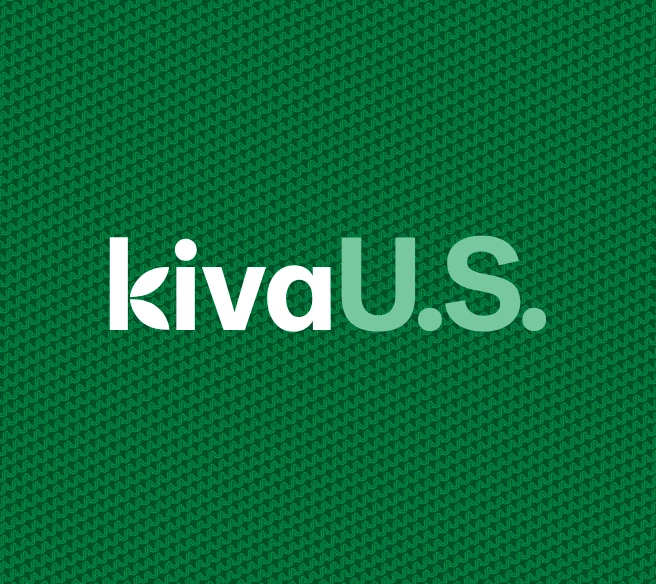 Green block with Kiva U.S. logo