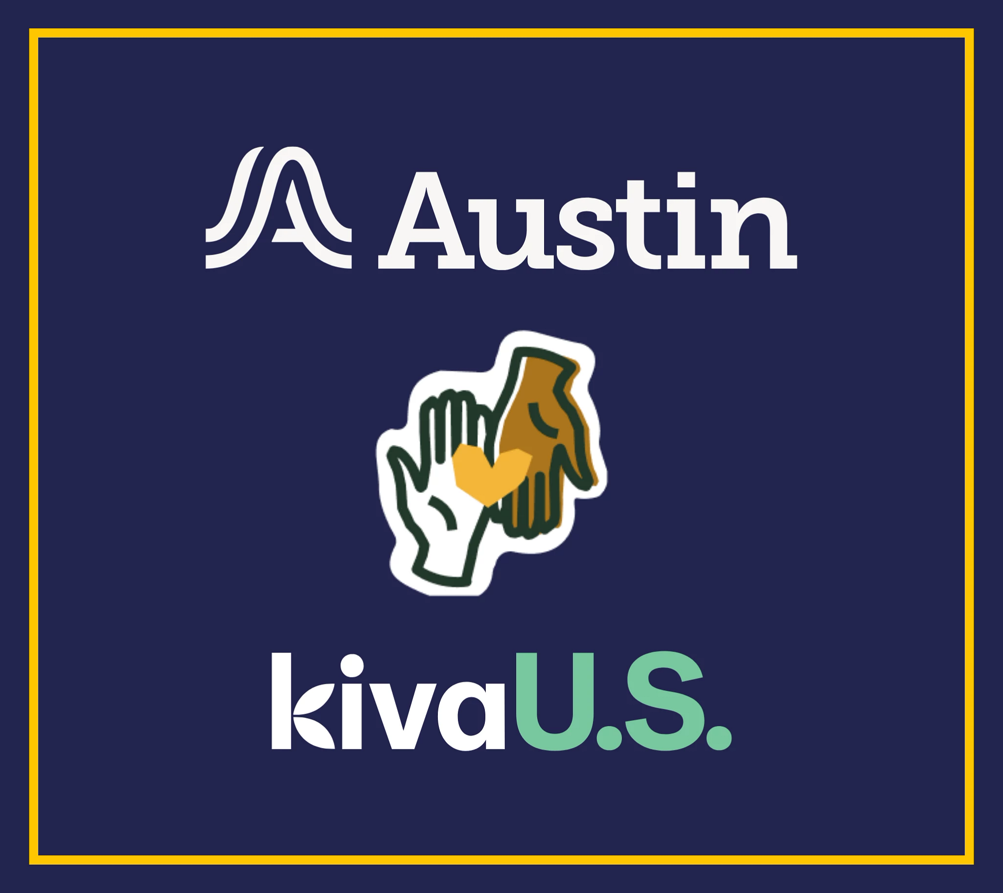 City of Austin and Kiva U.S. logo
