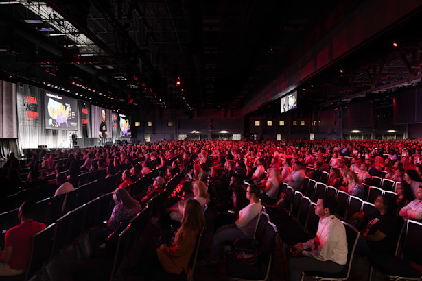 Presentation set up at the Austin Convention Center
