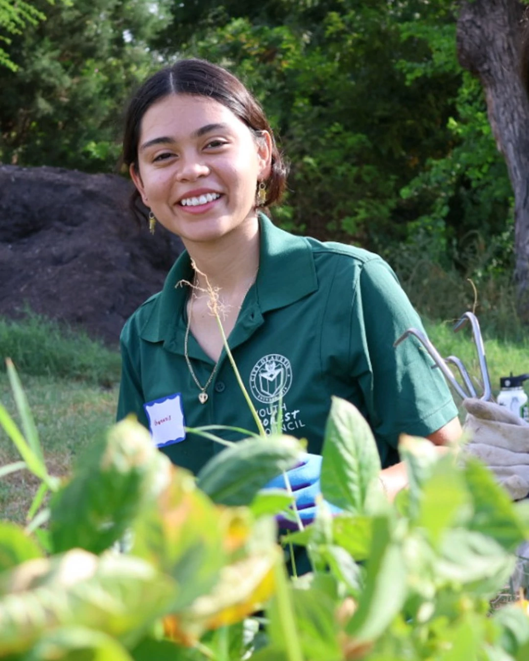 A photo of _____, Youth Forest Council member in the 2024-25 cohort.