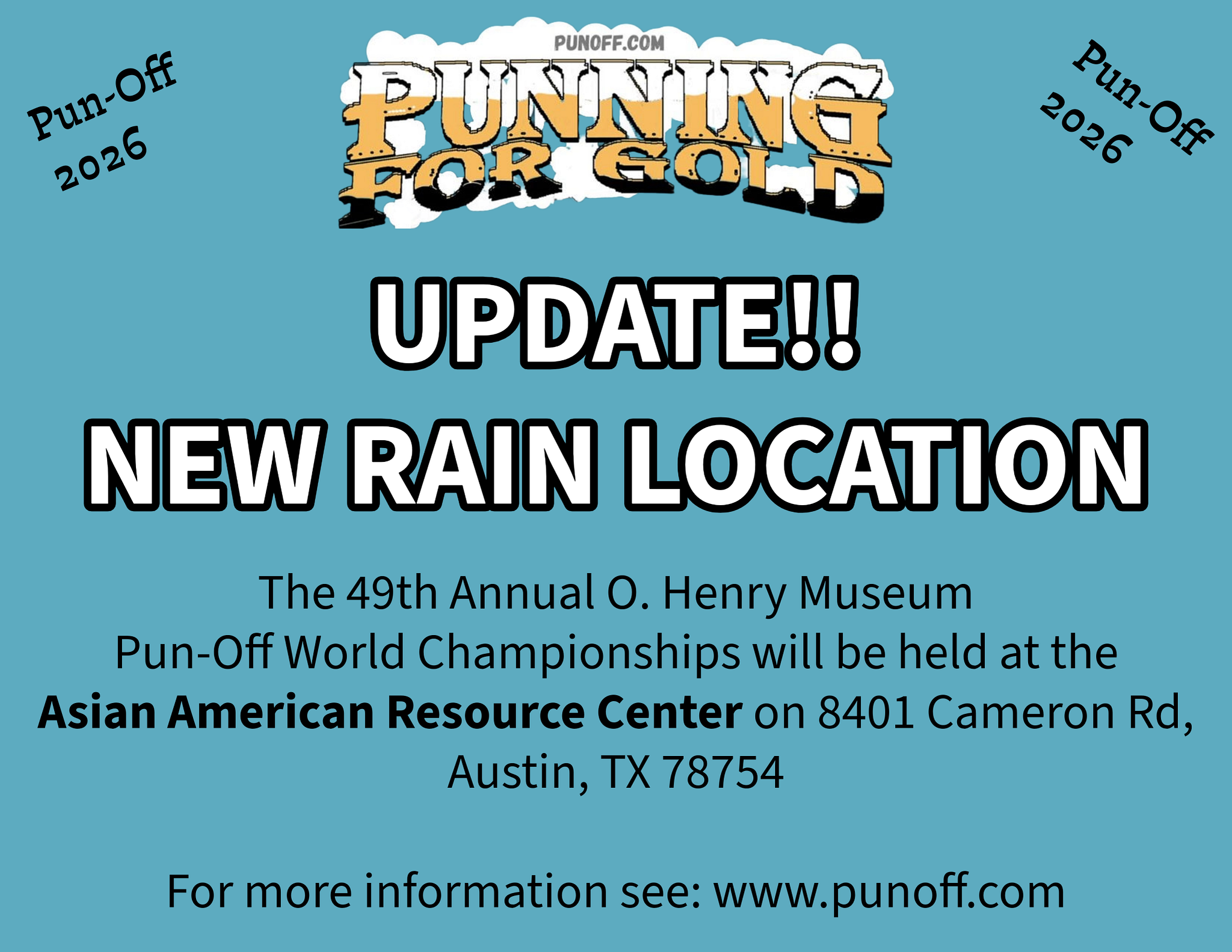 2026 Pun-Off Weather Update 