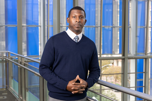 Head shot of Taje Allen, new Assistant Director of the Austin Convention Center Department