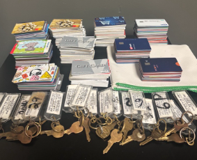 Photo of collected evidence