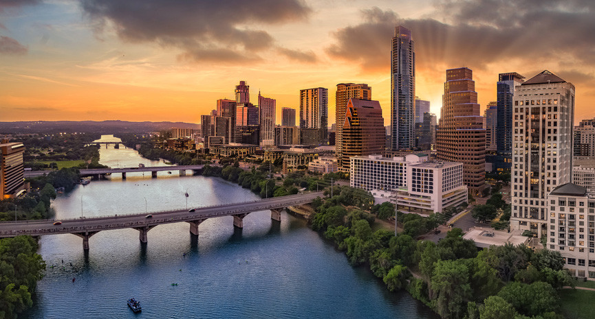 Austin Skyline Morning