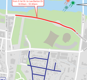 Closure Map Document for the 2026 Star Spangled Festival event