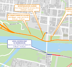 Closure Map Document for the 2026 Moonlight Margarita Run event